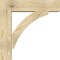 Ekena Millwork Thorton Block Rough Sawn Bracket w/ Offset Brace, Douglas Fir, 8"W x 32"D x 32"H BKT0806X32X32THR05RDF - alternate 4